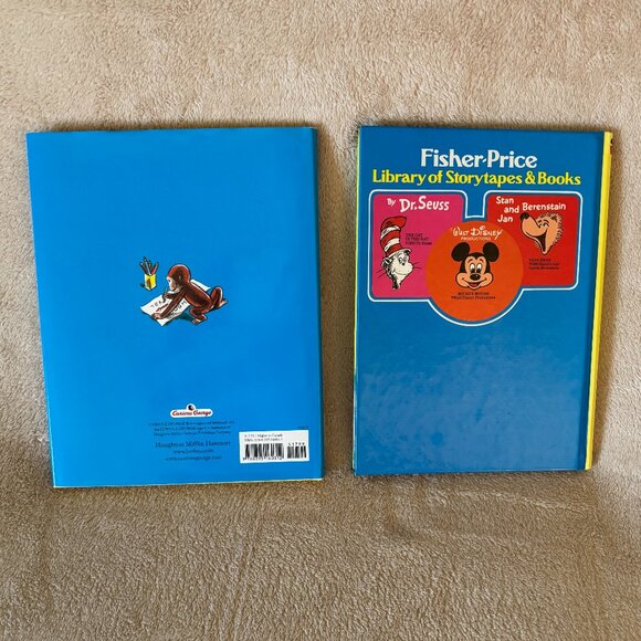 Set of 2 Hardcover Books for Child Age 2+ yrs CURIOUS GEORGE, & WINNIE the POOH - Picture 2 of 2